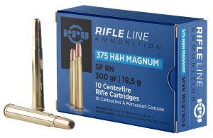 Prvi Partizan PP375S Standard Rifle 375 H&H Mag 300gr Soft Point 10 Box