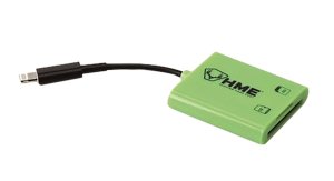DNZ Products HME SD Card Reader for iOS Lightning Green