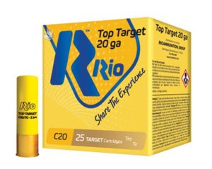Rio Ammunition Top Target 20 Gauge 2.75" 7/8 oz #8 Shot 250 Rounds