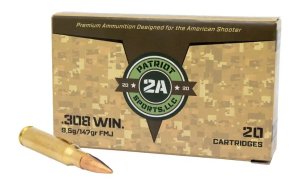 PATRIOT P308147F .308 Win 147gr FMJ 20-Round Box