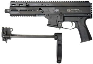 Global Ordnance 197892004855 Grand Power Stribog SP10A3 10mm PDW 8" Black