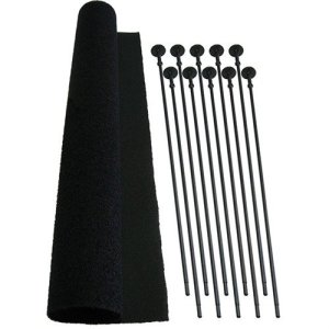 Gun Storage Solutions RR10SKBL Rifle Rod Kit .22 Cal, 10 Black Rods