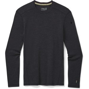 Smartwool SW01634901010XL Men's Merino Wool Crewneck Shirt, Charcoal Heather, X-Large