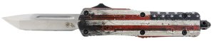 Templar SWUS232 Gen II OTF Knife 2.69" Tanto 440C SS US Flag Handle