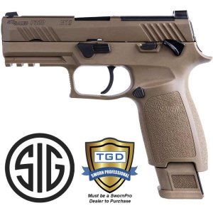 Sig Sauer P320 M18 9mm 17Rd Night Sights Coyote 3.9in