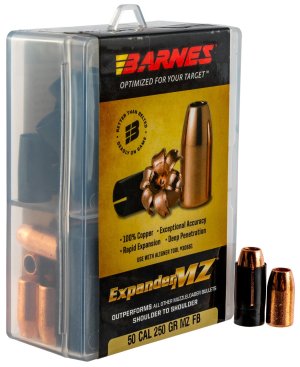 Barnes 30577 Expander MZ .50 Cal 250 Grain Hollow Point 24 Count