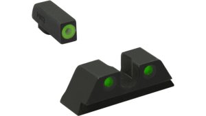 Mepro Light 417703111 Hyper-Bright Day/Night Sights Green Front/Rear