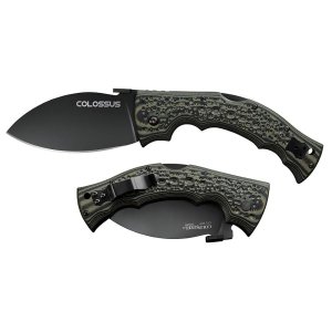 Cold Steel Colossus Folding Knife 4 Leaf Blade Black
