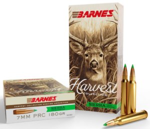 Barnes Harvest 7mm PRC 180gr Sierra Tipped GameKing 2960fps 20rd