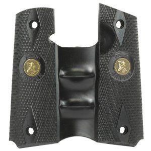 Pachmayr Signature Grip Checkered Black Rubber for 1911