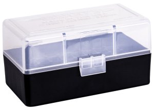 Berry's Ammo Box #405 - .223 Rem./5.56mm 50/rd Clear/Black