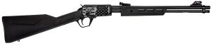 Rossi Gallery 22 LR Rifle 18" Black 15+1 Pump Action - Eagle US Flag Engraving