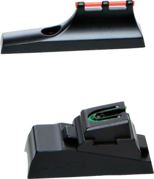 CVA AC1622 Fiber Optic Sight Set Red Front Green Rear Polymer