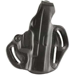 DeSantis 001BAB6Z0 Thumb Break Scabbard OWB Black Leather Holster Glock 19
