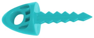 TTACK TT1IN12PKTE 1In Polycarbonate Target Tacks Teal 12pk 1"