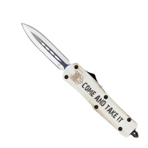 CobraTec MCATIFS3DAGNS FS-3 3" D2 Steel OTF Dagger White Handle