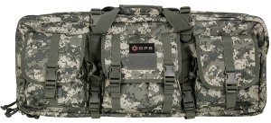 GPS DRC28ACU Double Rifle Case A-TACS AU 600D Polyester Lockable Zippers