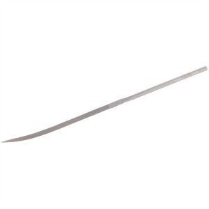Brownells Three Square 60 Degree Bent Needle File Medium Cut Steel