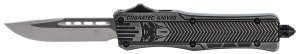 CobraTec SSWCTK1SDNS CTK-1 Small 2.75" OTF D2 Blade Black Handle