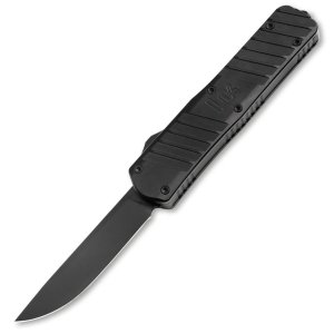 Boker H&K SP01 Drop Point Plain Black Blade Aluminum Handle