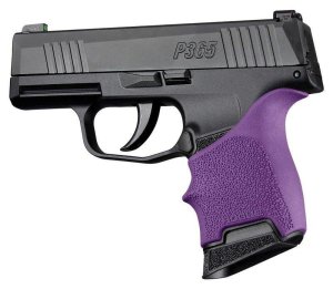 Hogue HandAll Beavertail Grip Sleeve Sig Sauer P365 Purple 18706