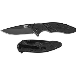 M&P Knives SWC MP BODYGUARD Clip Black Dual Thumb Studs