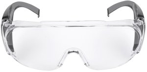 Allen ULTRX Fit Over Safety Glasses Black with Clear Lenses