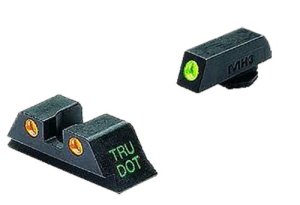 Meprolight 102223301 Tru-Dot Sight Set Green/Orange Tritium Glock 10mm/45