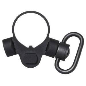 Troy Sling Mount Quick-Detach Swivel Black Fits AR-15 SMOU-M4S