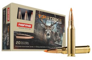 Norma 20170362 Tipstrike 7mm-08 Rem 160gr Polymer Tip Hunting Ammo 20rd
