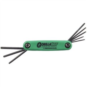 Bondhus 12632 Torx Wrench Set, 8-Piece (T6-T25) Fold-Up Design