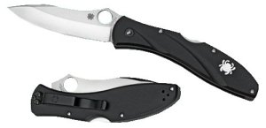 Spyderco Folding Knife With Plain Edge C66PBK3 260 3.14 In