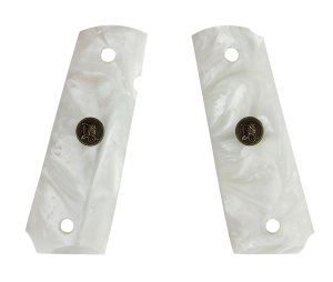 Pachmayr 1911 Custom White Simulated Pearl Grip Panels 62001