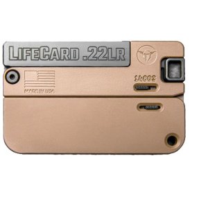 Trailblazer Firearms LIFECARD 22LR single shot pistol 2.5 in barrel 1 rd