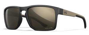 Wiley X Founder AC6FND04 Matte Black Tan Tungsten Mirror Lens