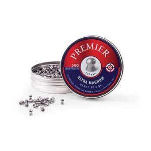 Crosman LUM77 Premier Ultra Magnum .177 Lead Domed Heavy Pellet 500-Tin