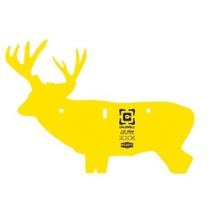Caldwell 4001096 AR500 Deer Target 3/8" Steel Yellow