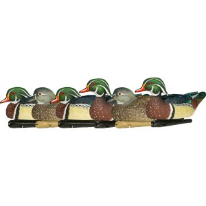 AvianX AVX8083 Top Flight Wood Duck Decoys 6 Pack, Lifelike Design