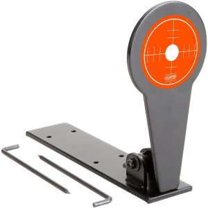 Champion 40881 Rimfire Gong Popper Target Steel 4" Orange with Stakes