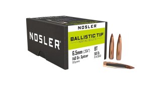 Nosler 26140 Ballistic Tip Hunting 6.5 Creedmoor .264 140 gr Spitzer Point