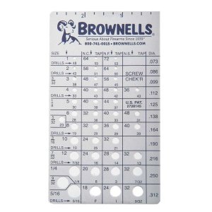 Brownells U.S. SCREW CHEK'R STEEL