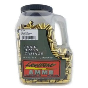 Lightning Ammo LA-3045FJ .45 ACP Reman Brass 500ct Mixed Primer