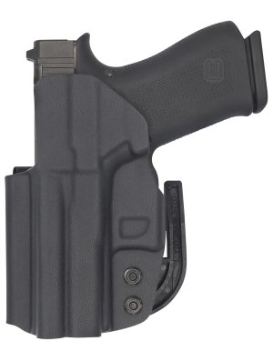 C&G Holsters 0062-100 Covert IWB Kydex Black for Glock 43/43X Right Handed