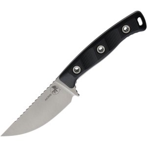 Microtech Akris 95-10BK-5 3.7 In SE Stonewash Black G-10 Kydex Sheath