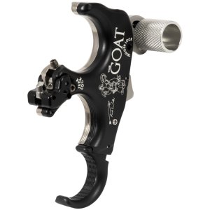 Tru Ball TGOT-BKQS-M Goat Release 3 Finger Black Medium, Dual Activation