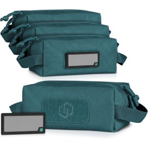 SAVIOR SP-AMST-4P-TE Loose SAC [Soft Accessories Carrier] 9x4x4 w/ 8 Writeable Patches, Savior Tea