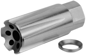 TacFire MZ1020SS Linear Compensator 2.26In 1/2-28 Stainless Steel