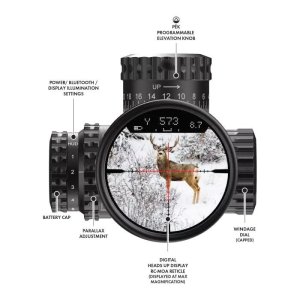 Burris 200203 Veracity 4-20x50 FFP Illuminated RC-MOA Reticle Matte Black