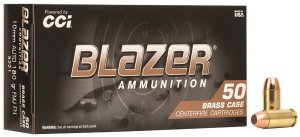 CCI Blazer Brass 5221 10mm 180gr FMJ 50 Rounds Box