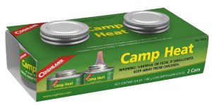 COGHLAN'S 0450 Camp Heat 2-Pack 6.4oz Cans Odorless 4hr Burn